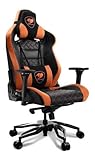 COUGAR Gaming Armor Titan Pro Gaming-Sessel, Kunstleder, Schwarz/Orange, Extra Large