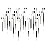 Echwave Solarleuchten für den Außenbereich, solarbetriebene Lampe, Laterne, wasserdicht, Landschaftsbeleuchtung, Weg, Hof, Rasen, warm