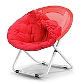 CHLDDHC Home Life Falting Stuhl Sofa Stuhl Leinwand Sonnenliege Liege Mondstuhl rutschende Balkonstuhl abnehmbar 80x76x51cm (Farbe: Marineblau)