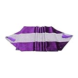 Moderne Farbtisch-Tischläufer Moderne Tischläufer für Hochzeits-Party-Dekoration Home Tischdecke Hotel Tischdecke (Color : Purple, Size : 32x180cm)