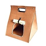 Firulab Haustierbett Höhle | Haustierbett Katzenzelt Höhle Bett für Kätzchen und kleine Hunde, Katzenkorb Welpenhöhle mit abnehmbarem Kissen, Reisezubehör