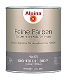 Alpina Feine Farben Lack No. 05 Dichter der Erde® edelmatt 750ml - Nobles Erdbraun