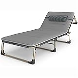 MINDONG HZH Outdoor-Liegeliege, Zero Gravity Chair, verstellbare Polsterliege, für Strände, Pools, Gärten, kann 200 kg tragen