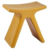 LIULA Pouf Hocker Sitzhocker PE-Material Quadratisch Sitzpouf für Zuhause Wohnzimmer Umkleidekabine Schlafzimmer Büro schuhbank sitzbank Quadratisch Sitzpouf(Color:Gelb)