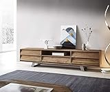 DELIFE TV-Board Eloi Natur 200x40x45 cm Teak Lowboard