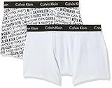 Calvin Klein Jungen 2er Pack Boxershorts Trunks Baumwolle mit Stretch, Mehrfarbig (White Pr/White), 14-16 Jahre