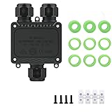 SZFUDIGO abzweigdose，kabelverbinder wasserdicht abzweigdose， 3 Wege kabelverschraubung m25 Kabeldurchmesser ist 5mm-14mm abzweigdose aufputz（Y-förmig）