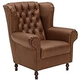 Max Winzer Chesterfieldsessel Vary, Cognac