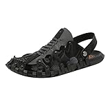 Sommer Athletische Sandalen Herren Wandersandalen Herren Sandalen Sommer Muster Mode weiche Sohle bequem Trend Indoor und Outdoor Hausschuhe Freizeit Flip Flops Trekkingsandalen Outdoor Sport