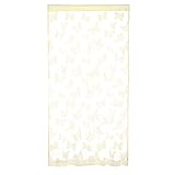 chendongdong Hot Verkauf Vogue Tüll Schmetterling Tür Balkon Vorhang Panel Sheer Schals Fenster Vorhang Drop beige