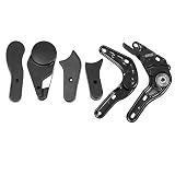 Cabilock 6 Stück Stuhl-Multi-Winkelregler, Kunststoff, Eisen, Stuhl-Winkelversteller, E-Sportstuhl-Versteller, Stuhl-Zubehör (schwarz)