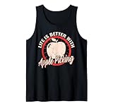 Das Leben ist besser mit Apple Picking Apfelernte für Herren Tank Top