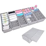 SIMPLE JOY® HEMNES Organizer f. I K E A Kommode; passgenau; Stabiler Boden; Schubladen Ordnungssystem für Wickelbedarf, Kinderkleidung, Socken, Unterwäsche; 5er Set