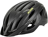 ALPINA PARANA - Leichter, Individuell Anpassbarer Touren Fahrradhelm Mit Fliegennetz Für Erwachsene, black-neon yellow matt, 55-59 cm