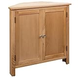 vidaXL Eichenholz Kommode 80x33,5x78 cm Sideboard Schrank Anrichte Highboard