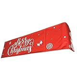 UPKOCH 1 X Weihnachts-Tischläufer Weihnachtsfeier Tischdekoration Weihnachts-Tischleinen Sackleinen-Tischläufer Krippendekoration Camino De Mesa De Nordic-Dekor Druck