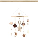 Mobile für Babybetten, Baby Mobile Babybett,Baby Hängende Spielzeug, Babybett-Kinderzimmer-Mobile, Stern und Mond, für Jungen- und Mädchenschlafzimmer