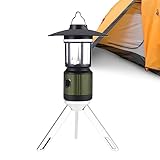 LED-Campinglaternen | Wasserdichte wiederaufladbare LED-Leuchten mit Leistungsanzeige - Fernbeleuchtung, starke Lichtlaternen, Zeltlicht für Camping, Terrasse Facynde