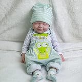 COSDOLL Reborn Baby Vollsilikon Lebensecht - 47cm Silikon Baby Puppe Mädchen, Geschenke für Mädchen Junge Kinder 6+