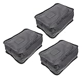 CLISPEED 3 Stück Turnschuhe Aufbewahrungstasche Reiseveranstalter Taschen Mesh Reiseveranstalter Taschen Turnschuhe Polyester Reiseveranstalter Schuhaufbewahrungstaschen Schuhe