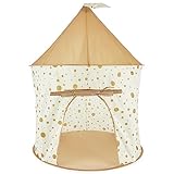 Bieco Kinderzelt für Drinnen Pop up Dots | Zelt Kinder | Spielzelt Mädchen | Tent | Bällebad | Kinderspielzelt Mädchen | Spielzelt Kinderzimmer
