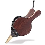 Blasebalg Kamin, Kamin Grillgebläse, Kaminbalg, Großer Blasbalg aus Holz, Blasebalg Grill, Holzkaminbalggussdüse mit Aufhängeschnur, für Kamin, Grill, Outdoor Camping, Holzofen (Braun)