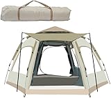 Camping Zelt Pop-up-Zelt for 3–4/5–8 Personen, for Camping, Outdoor, Kuppelzelt, automatisch, einfacher Aufbau, wasserdichtes Familienzelt, Wandern, Rucksackreisen (Size : 5-8 Person)