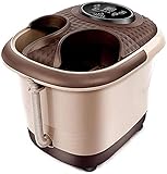 Fuß-Whirlpool-Massagegeräte Mit Heizung, Temperaturregelung, Vibration, Multifunktional, 16 Manuelle Massagerollen, Pediküre, Spa, Stressabbau, Helfen Beim Schlafen, Heimgebrauch