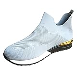 TDEOK Tennisschuhe Riemchen Mesh Atmungsaktive Joggingschuhe Damen Sportschuhe Luftkissen Wanderschuhe Freizeitschuhe Leichte Sneaker Outdoor Walking Shoes Leicht Laufschuhe Schuhe Strandschuhe