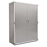 Seville Classics Mega Hochschrank, 121,9 x 60,9 x 182,9 cm, grau