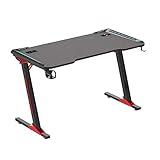 Laptop-Tisch Computertisch Gaming Tisch Desktop PC Tisch Home Schlafzimmer Schreibtisch Schreibtisch Büro Schreibtisch Spiel Sporttisch Mit Lichtern PC Tisch Arbeitstisch für das Heimbüro (Color : C