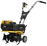 TEXAS FRX 4000 Akku Bodenhacke (Gartenfräse mit 40 Volt, 40 cm Arbeitsbreite, 26 cm Frästiefe, 2 Vorwärtsgänge und 1 Rückwärtsgang, inkl. 4 Ah Akku und Ladegerät)
