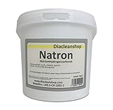 Natron 1 kg in pharmazeutischer Qualität – Natriumhydrogencarbonat (E500ii) - Backsoda - Bakingsoda - Basenbad - Hausmittel zum Backen, Reinigen, Baden, Gerüche Neutralisieren & DIY-Kosmetik