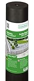 GardenMate 1mx25m Rolle 105g/m² Premium Gartenvlies - Unkrautvlies Extrem Reißfestes Unkrautschutzvlies - Hohe UV-Stabilisierung - Wasserdurchlässig - 1mx25m=25m²