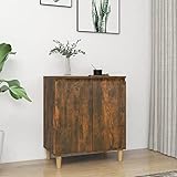 BULANED Sideboard, Schlafzimmer Kommode, Komodenschrank, Küchenschrank, Commode, Flurkommode, Schrank, Schlafzimmerkommode, Räuchereiche 60x35x70 cm Holzwerkstoff