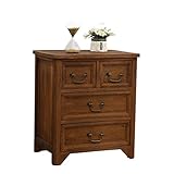 Hölzerner Akzentschrank mit Schublade, freistehender Sideboard-Buffetschrank for Wohnzimmer, Schlafzimmer, Küche YIJIAN (Farbe : Brown 47x35x56.5cm)