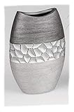 Formano Vase Silber-grau 20 cm 739841 modern
