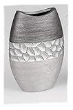 Formano Vase Silber-grau 20 cm 739841 modern