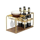 IXART Weinregal/Flaschenregal Europäisches Tischweinregal Kreatives Weinregal Dekoration Zuhause Wohnzimmer Weinregal Lagerregal Weinregale für Schränke