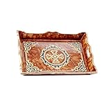 Obstkorb im europäischen Stil, kreative Obstschale aus Holz, Haushalt, Wohnzimmer, Couchtisch, Obsttablett, rechteckig, für Snacks, Nuss, Brot, Obstschale (Größe: mittel) (AL) Everything is fine