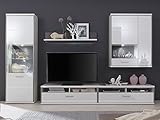 möbelando Wohnwand Anbauwand Mediawand TV-Wand Schrankwand Wohnzimmerwand Trento IV ohne Beleuchtung