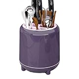 Cutter Organizer Rack Partition Design Spinning Creative Cutter Block Extra große Küchenutensilien Küchenaufbewahrungsorganisation Halter Cutter Storage Drawer Organizer für Wohnungen Schlafsäle