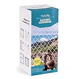 NieKilig Katzennetz für Balkon, 6x3m Katzengitter Fenster ohne Bohren, Transparentes Katzenschutznetz für Katzen zur Sicherung von Balkon, Terrassen, Fenstern, Dachluken, Türen