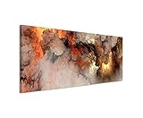 Panoramabild 150x50cm Gemälde abstrakt modern chic chic dekorativ schön deko , er Wolken mit Lichtdurchbruch auf Leinwand exklusives Wandbild moderne Fotografie für ihre Wand in vielen Größen