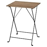 IKEA Tärnö Tisch, Outdoor schwarz/hellbraun gefärbt