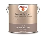 Alpina 2,5 L. Feine Farben, Farbwahl, Edelmatte Wandfarbe für Innen (No.05 Dichter der Erde)