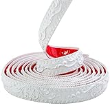 Gaahing Flexible Wandverkleidung, abziehen und aufkleben, selbstklebendes Design, Zierleiste für Schrank, Spiegelrahmen, Wandkante, Heimdekoration, 5 m x 36 mm