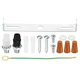 PATIKIL 1 Satz Deckenleuchte Platte Kit 120mm Licht Crossbar Kronleuchter Leuchte Montage Halterung für Haus Büro