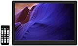 Digitale Bilderrahmen 15,4 Zoll High-Definition, Kunststoffgehäuse, elektronischer Rahmen, Vollformat-Videogeschenk, Auflösung 1280 x 800