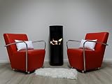 Ethanol und Gelkamin Gel Kamin Modell Hightower Schwarz 100cm inklusive 3 Brennstoffdosen